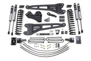 BDS Suspension - BDS 6 Inch Lift Kit w/ Radius Arm | Ford F250/F350 Super Duty (2005-2007) 4WD Gas | 4 Inch Block Kit + Add-A-Leaf With Overload | FOX 2.0 Performance Series - Image 2