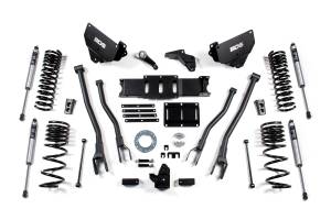 BDS Suspension - BDS 6 Inch Lift Kit w/ 4-Link | Ram 2500 (2014-2018) 4WD Diesel | FOX 2.0 Performance Series Shocks - Image 2