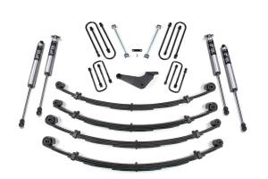 BDS Suspension - BDS 4 Inch Lift Kit | 2000-2005 Ford Excursion 4WD | Leaf Spring Rear | FOX 2.0 Performance Series - Image 2