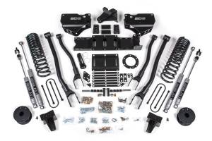 BDS Suspension - BDS 5.5 Inch Lift Kit w/ 4-Link | Ram 3500 Rear Air Ride (2019-2024) 4WD Gas | NX2 Nitro Series Shocks - Image 2