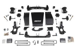 BDS 6 Inch Lift Kit | GMC Sierra 1500 (2014-2018) 4WD Magneride | Aluminum / Stamped Steel Control Arm