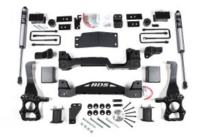 BDS Suspension - BDS 4 Inch Lift Kit | Ford F150 (2015-2020) 4WD | 3 Inch Block Kit w/ FOX 2.0 Performance Series Shocks - Image 2