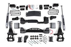 BDS Suspension - BDS 4 Inch Lift Kit | Ford F150 (2015-2020) 4WD | 3 Inch Block Kit w/ NX2 Nitro Series Shocks - Image 2