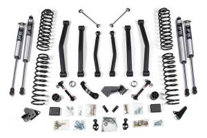 BDS Suspension - BDS 4 Inch Lift Kit | 2012-2018 Jeep Wrangler JK 2-Door | FOX 2.0 Performance Series Shocks w/ Sway Bar Disconnects - Image 2