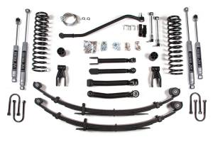 BDS 4.5 Inch Lift Kit | Jeep Cherokee XJ (1984-2001) | Chrysler 8.25 Rear Axle | NX2 Nitro Series Shocks