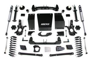 BDS Suspension - BDS 6 Inch Lift Kit | Chevy/GMC Suburban, Tahoe, Yukon/XL 1500 (2015-2019) 4WD | Aluminum / Stamped Steel Control Arms | w/ FOX 2.0 Performance Series Shocks - Image 2