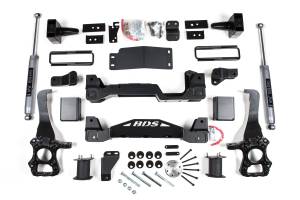 BDS Suspension - BDS 6 Inch Lift Kit | 2014 Ford F150 4WD | 4 Inch Block Kit w/ FOX 2.0 Performance Series Shocks - Image 1