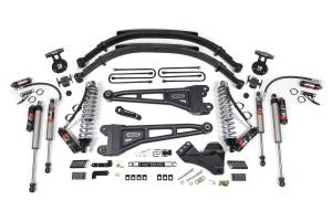 BDS Suspension - BDS 6 Inch Lift Kit w/ 4-Link & FOX 2.5 Coil-Over | Ford F250/F350 Super Duty (2017-2019) 4WD Diesel | Leaf Springs | FOX 2.5 Performance Elite Rear - Image 2