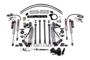 BDS Suspension - BDS 6 Inch Lift Kit w/ 4-Link & FOX 2.5 Coil-Over | Ford F250/F350 Super Duty (2017-2019) 4WD Diesel | Block Kit & Add-A-Leaf | FOX 2.5 Performance Elite Rear - Image 2