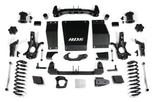 BDS 6 Inch Lift Kit | Chevy/GMC Suburban, Tahoe, Yukon/XL 1500 (2015-2019) 4WD Magneride | Cast Steel Control Arms