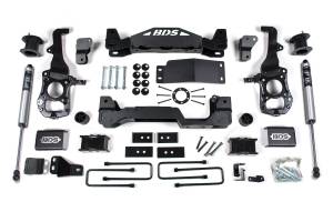 BDS Suspension - BDS 6 Inch Lift Kit | Ford F150 (2021-2026) 4WD | 4 Inch Block Kit | FOX 2.0 Performance Series Shocks - Image 2