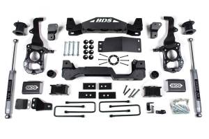 BDS Suspension - BDS 6 Inch Lift Kit | Ford F150 (2021-2026) 4WD | 4 Inch Block Kit | NX2 Nitro Series Shocks - Image 2