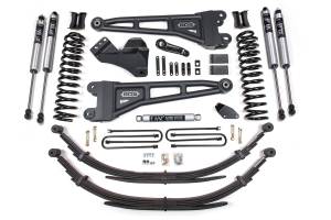 BDS Suspension - BDS 4 Inch Lift Kit w/ Radius Arm | Ford F250/F350 Super Duty (2008-2010) 4WD Diesel | Rear Leaf Springs | FOX 2.0 Performance Series - Image 2