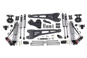 BDS 4 Inch Lift Kit w/ Radius Arm & FOX 2.5 Performance Elite Coil-Over | Ford F250/F350 Super Duty (2005-2007) 4WD Diesel | Block Kit With Factory Overload