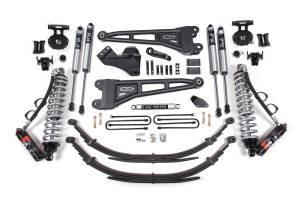 BDS Suspension - BDS 4 Inch Lift Kit w/ Radius Arm & FOX 2.5 Performance Elite Coil-Over | Ford F250/F350 Super Duty (2005-2007) 4WD Diesel | Rear Leaf Springs - Image 2