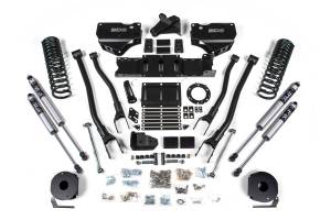 BDS Suspension - BDS 4 Inch Lift Kit w/ 4-Link | Ram 2500 w/ Rear Air Ride (2019-2024) 4WD Diesel | FOX 2.0 Performance Series Shocks - Image 2