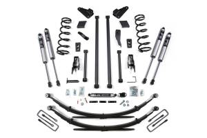 BDS Suspension - BDS 4.5 Inch Long Arm Lift Kit | Dodge Ram 2500/3500 (1994-1999) 4WD | Rear Leaf Springs | FOX 2.0 Performance Series - Image 2