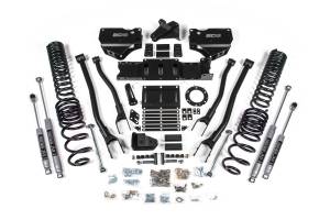 BDS 4 Inch Lift Kit w/ 4-Link | Ram 2500 (2019-2026) 4WD Gas | FOX 2.5 Performance Elite Shocks