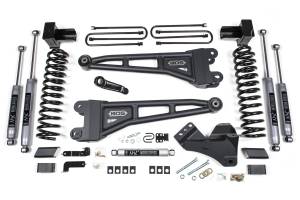 BDS 5 Inch Radius Arm Lift Kit | Ford F250/F350 Super Duty (2023-2026) 4WD Diesel | 5" Block Without Overload | NX2 Nitro Series