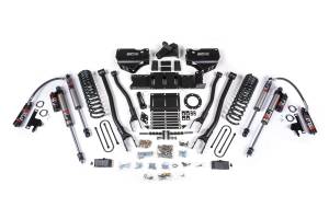 BDS Suspension - BDS 4 Inch Lift Kit w/ 4-Link | Ram 3500 (2019-2023) 4WD Gas | w/o Factory Rear Overload Leaf | FOX 2.5 Performance Elite - Image 2