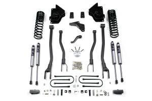 BDS Suspension - BDS 4 Inch Lift Kit w/ 4-Link | Ram 3500 (2013-2018) 4WD Gas | 2 Inch Block Kit | FOX 2.0 Performance Series - Image 2