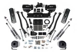 BDS 5.5 Inch 4-Link Lift Kit | Ram 2500 Rear Air Ride Gas (2019-2024) 4WD | FOX 2.0 Performance Series Shocks