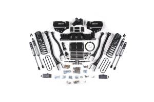 BDS Suspension - BDS 4 Inch Lift Kit w/ 4-Link | Ram 3500 (2019-2024) 4WD Diesel | w/o Rear Overload Leaf | 8-Bolt | FOX 2.0 Performance Series - Image 2
