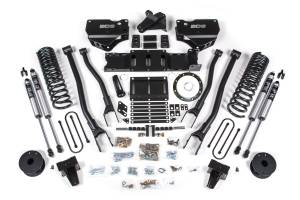 BDS Suspension - BDS 6 Inch 4-Link Lift Kit | Ram 3500 Diesel w/ Rear Air Ride (2019-2024) 4WD | 8-Bolt Indexing Ring | FOX 2.0 Performance Series - Image 2
