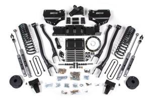 BDS 6 Inch 4-Link Lift Kit | Ram 3500 Diesel w/ Rear Air Ride (2019-2024) 4WD | 8-Bolt Indexing Ring | NX2 Nitro Series