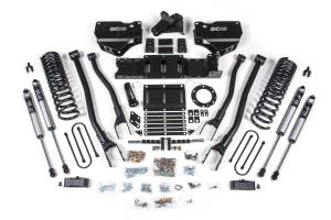 BDS Suspension - BDS 4 Inch Lift Kit w/ 4-Link | Ram 3500 Diesel 4WD (2019-2023) | 6-Bolt | FOX 2.0 Performance Series - Image 2