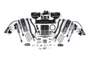BDS Suspension - BDS 4 Inch Lift Kit w/ 4-Link | Ram 3500 Diesel 4WD (2019-2023) | 8-Bolt (Aisin) | FOX 2.5 Performance Elite - Image 2