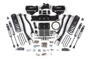 BDS Suspension - BDS 4 Inch Lift Kit w/ 4-Link | Ram 3500 Diesel 4WD (2019-2023) | 8-Bolt (Aisin) | FOX 2.0 Performance Series - Image 2