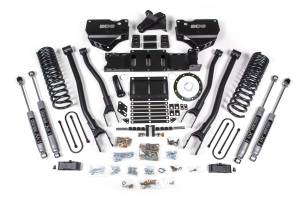 BDS Suspension - BDS 4 Inch Lift Kit w/ 4-Link | Ram 3500 Diesel 4WD (2019-2023) | 8-Bolt (Aisin) | NX2 Nitro Series Shocks - Image 2