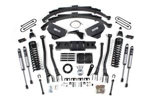 BDS Suspension - BDS 8 Inch Lift Kit w/ 4-Link | Ram 3500 Diesel 4WD (2013-2018) | Leaf Springs | 6-Bolt Indexing Ring | FOX 2.0 Performance Series - Image 2