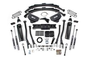 BDS Suspension - BDS 8 Inch Lift Kit w/ 4-Link | Ram 3500 Diesel 4WD (2013-2018) | Leaf Springs | 6-Bolt Indexing Ring | NX2 Nitro Series - Image 2