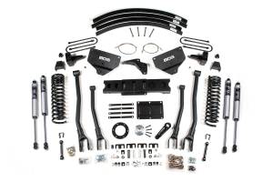 BDS Suspension - BDS 8 Inch Lift Kit w/ 4-Link | Ram 3500 Diesel 4WD (2013-2018) | 5 Inch Block & Add-A-Leaf | 6-Bolt Indexing Ring | FOX 2.0 Performance Series - Image 2