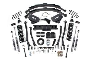 BDS Suspension - BDS 8 Inch Lift Kit w/ 4-Link | Ram 3500 Diesel 4WD (2013-2018) | Leaf Springs | 8-Bolt Indexing Ring | NX2 Nitro Series - Image 2