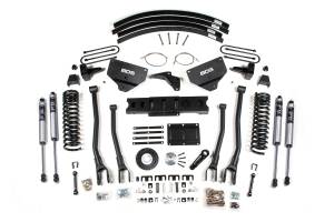 BDS Suspension - BDS 8 Inch Lift Kit w/ 4-Link | Ram 3500 Diesel 4WD (2013-2018) | 5 Inch Block & Add-A-Leaf | 8-Bolt Indexing Ring | FOX 2.0 Performance Series - Image 2