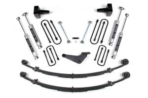 BDS 4 Inch Lift Kit | 1999-2004 Ford F250/F350 Super Duty 4WD | Square U-Bolt | w/o Factory Overload | FOX 2.0 Performance Series