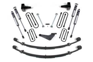 BDS Suspension - BDS 4 Inch Lift Kit | 1999-2004 Ford F250/F350 Super Duty 4WD | Square U-Bolt | w/o Factory Overload | FOX 2.0 Performance Series - Image 2