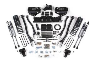 BDS Suspension - BDS 5.5 Inch Lift Kit w/ 4-Link | Ram 3500 (2019-2024) 4WD Gas | With Factory Rear Overload Leaf | FOX 2.0 Performance Series - Image 2