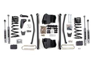 BDS Suspension - BDS 8 Inch Long Arm Lift Kit | Dodge Ram 2500/3500 Diesel (2003-2007) 4WD | Block Kit 4" Axle | NX2 Nitro Series | Automatic - Image 2