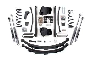 BDS Suspension - BDS 8 Inch Long Arm Lift Kit | 2008 Dodge Ram 2500/3500 4WD Diesel | Leaf Springs w/ 4 Inch Axle | NX2 Nitro Series | Manual - Image 2