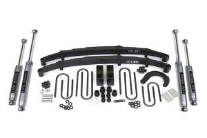 BDS Suspension - BDS 4 Inch Lift Kit | Chevy/GMC 1/2 Ton Truck & SUV (1973-1976) 4WD | 4 Inch Block Kit w/ Add-A-Leaf | FOX 2.0 Performance Series - Image 1