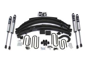 BDS Suspension - BDS 4 Inch Lift Kit | Chevy/GMC 1/2 Ton Truck & SUV (1973-1976) 4WD | Rear Leaf Springs | FOX 2.0 Performance Series - Image 2