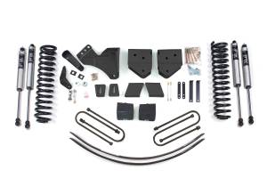 BDS Suspension - BDS 6 Inch Lift Kit | Ford F250/F350 Super Duty (2005-2007) 4WD Diesel | 3 Inch Block Kit + Add-A-Leaf With Overload | FOX 2.0 Performance Series - Image 2