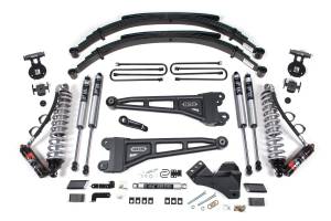 BDS Suspension - BDS 4 Inch Lift Kit w/ Radius Arm | FOX 2.5 PE Coil-Over Conversion | Ford F250/F350 Super Duty (2017-2019) 4WD Diesel | Leaf Springs w/ FOX 2.0 Performance Series Rear - Image 2