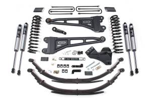 BDS Suspension - BDS 4 Inch Lift Kit w/ Radius Arm | Ford F250/F350 Super Duty (2017-2019) 4WD Diesel | Leaf Springs | FOX 2.0 Performance Series - Image 2