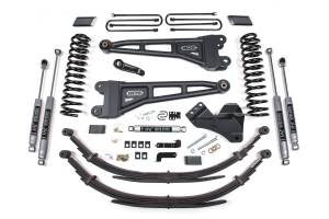 BDS Suspension - BDS 4 Inch Lift Kit w/ Radius Arm | Ford F250/F350 Super Duty (2017-2019) 4WD Gas | Rear Leaf Springs | NX2 Nitro Series Shocks - Image 2