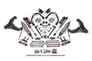 BDS Suspension - BDS 3 Inch FOX Coilover Conversion Lift Kit | Chevy Silverado/GMC Sierra 2500HD/3500HD Diesel 4WD (2011-2019) | Block Kit w/ Factory Overload | FOX 2.5 Performance Elite Rear Shocks - Image 2
